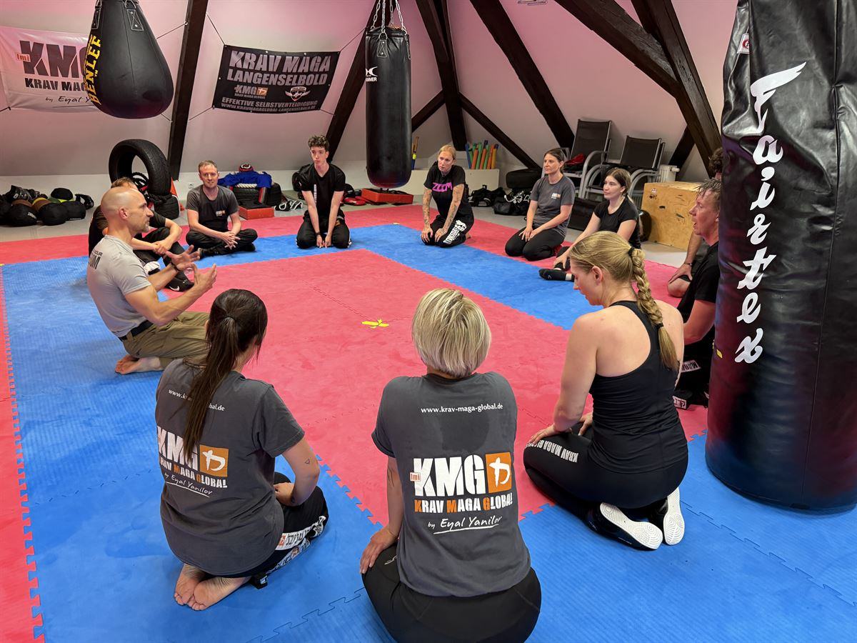 Seminargruppe beim gemeinsamen Training